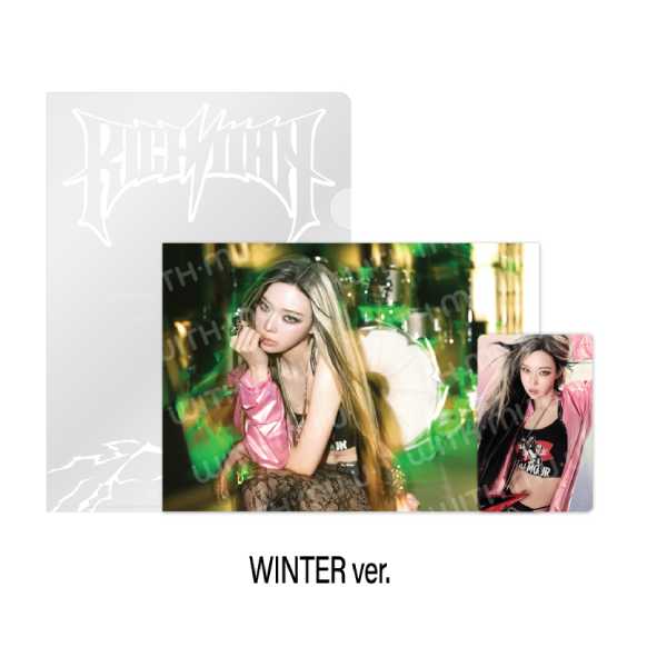 aespa - Postcard + Hologram Photocard Set [2025 aespa Week 'Rich Man' POP-UP Official MD] - Image 4
