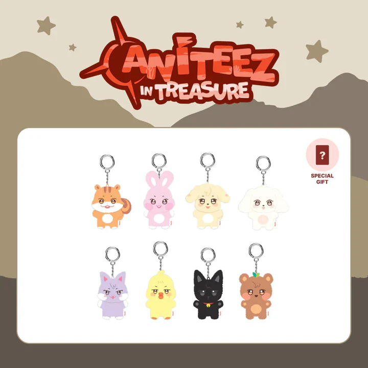 ATEEZ - Mini Plush [ANITEEZ IN TREASURE Official MD]