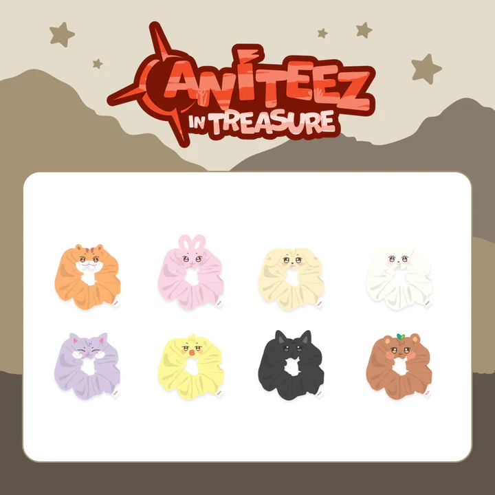 ATEEZ - Plush Scrunchie [ANITEEZ IN TREASURE Official MD]