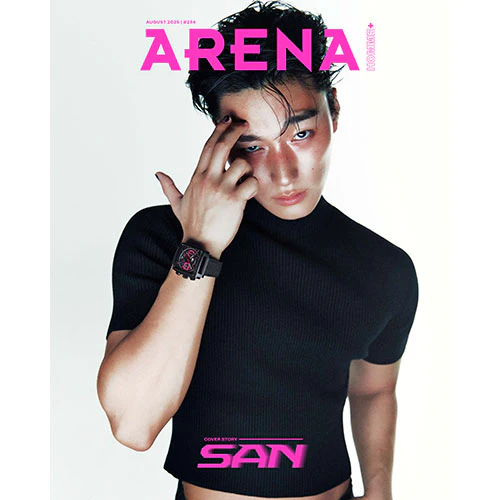 ATEEZ SAN Cover - ARENA HOMME+ Korea [August 2025] - Image 4