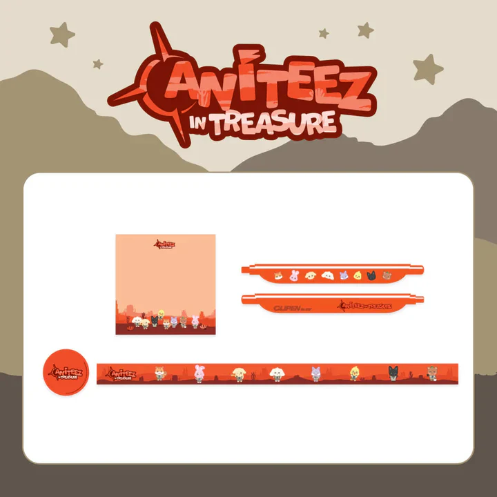 ATEEZ - Stationery Set [ANITEEZ IN TREASURE Official MD]