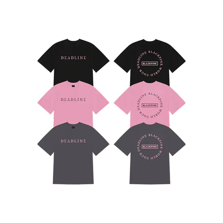 BLACKPINK - Round Logo T-Shirt ['DEADLINE' WORLD TOUR IN SEOUL Official MD]