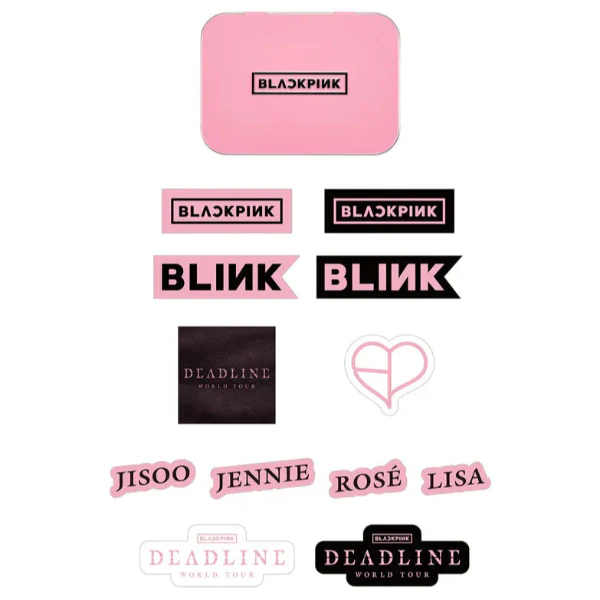 BLACKPINK - Tin Case + Sticker Set ['DEADLINE' WORLD TOUR IN SEOUL Official MD]