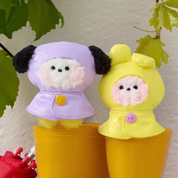 BT21 minini - Mini Rainy Day Plush Keyring - Image 3