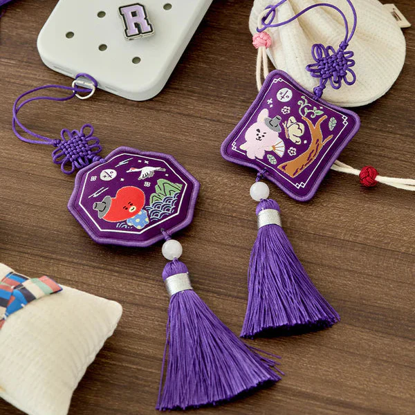 BT21 - Premium K-Edition Embroidered Tassel Keyring - Image 2