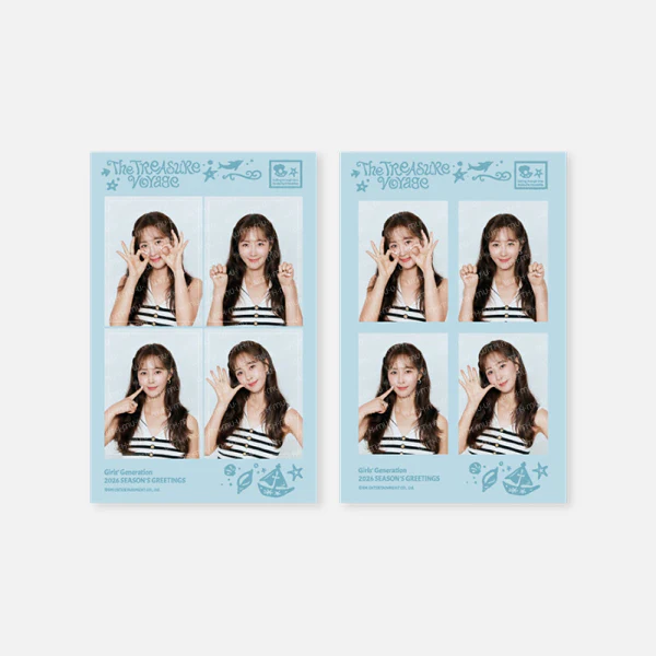 [PRE-ORDER] Girls' Generation - 4-Cut Photo Set [2026 SM ARTIST Season's Greetings Official MD]