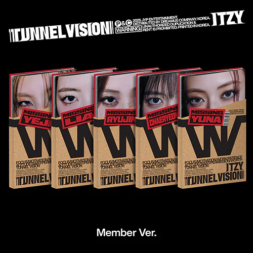 ITZY - TUNNEL VISION [11th Mini Album - Member Ver.]