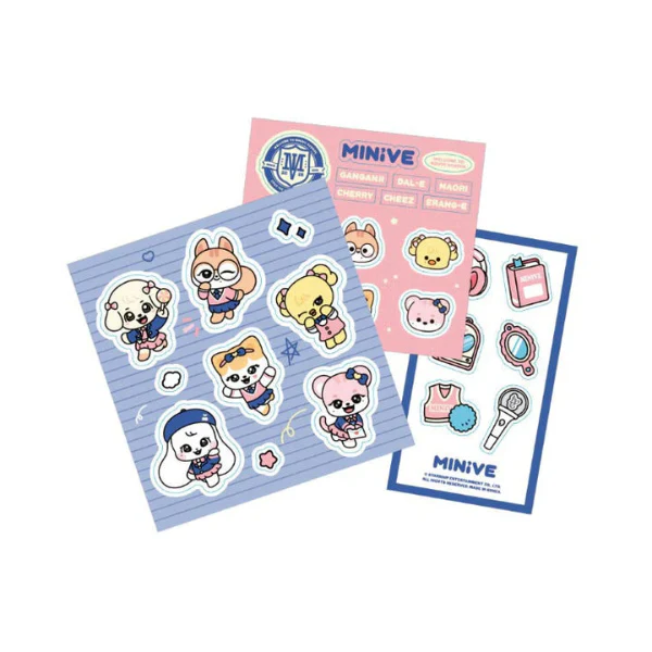IVE - MINIVE Sticker Pack [WELCOME TO MINIVE SCHOOL POP-UP Official MD]