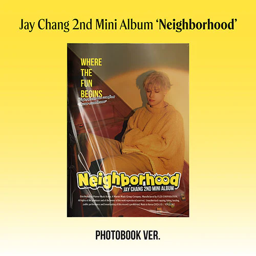 Jay Chang - Neighborhood [2nd Mini Album - Photobook Ver.]