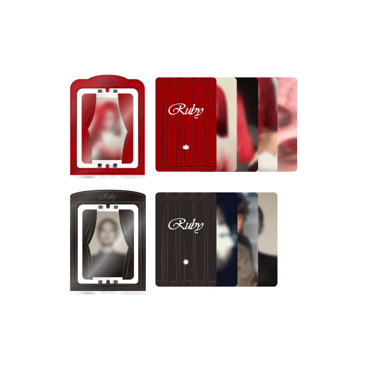 JENNIE - Turn-around Acrylic Stand + Photocard Set [Ruby Official MD]