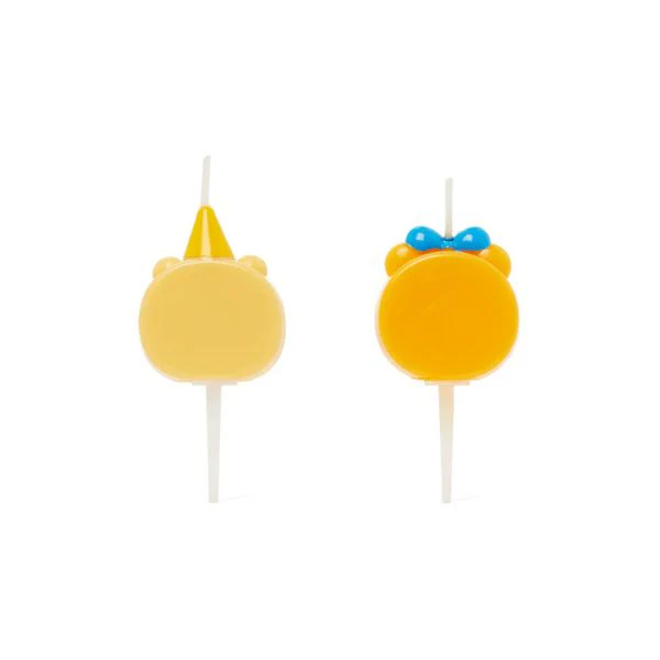 Kakao Friends - Bling Party 2P Face Candles [Ryan & Choonsik] - Image 2