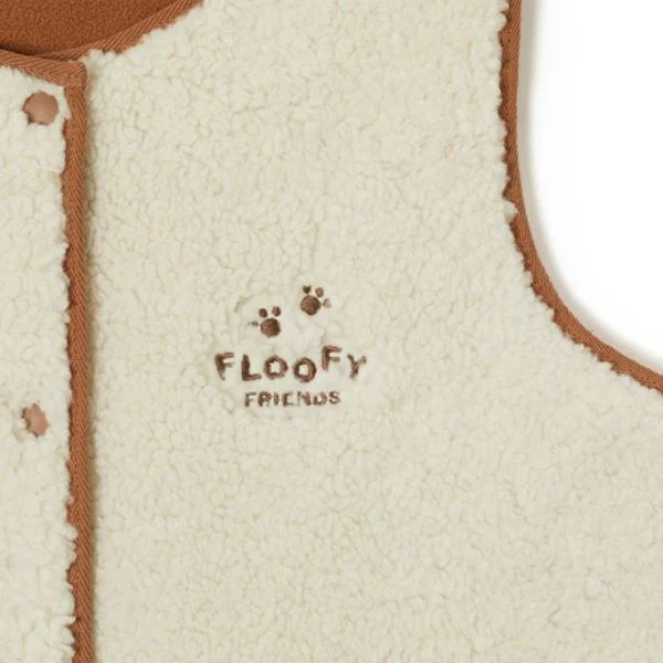 Kakao Friends - Floofy Friends Long Fleece Vest [Choonsik] - Image 4