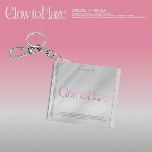 KANG DANIEL - Glow to Haze [6th Mini Album - Mini CD Keyring Ver.]