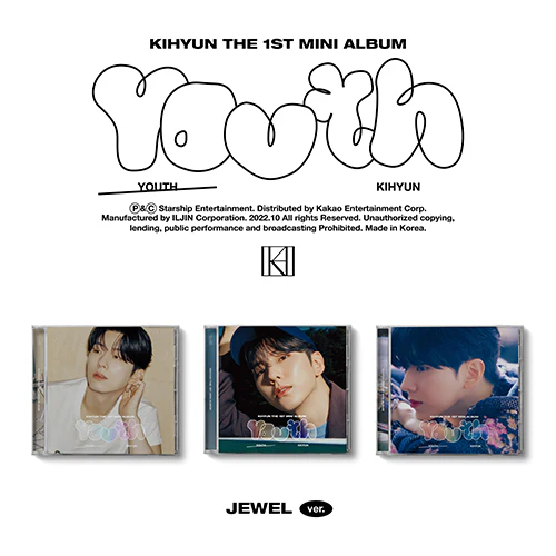 KIHYUN - YOUTH [1st Mini Album - Digipack Ver.]