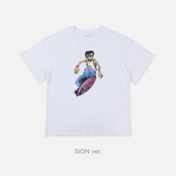 NCT WISH - T-Shirt (Illustration Ver.) [FIND YOUR COLOR POP-UP Official MD] - Image 2