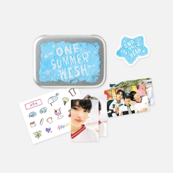 NCT WISH - Tin Case Set [2025 NCT WISH The 1st Photo Exhibition 'ONE SUMMER WISH' Official MD]