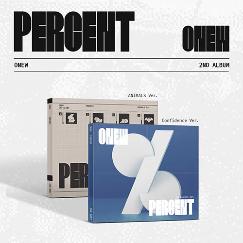ONEW - PERCENT [2nd Album - Digipack Ver.]