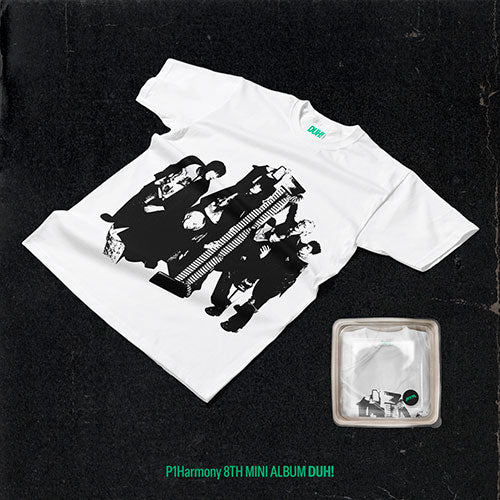 P1Harmony - DUH! [8th Mini Album - Plain White T Ver.]