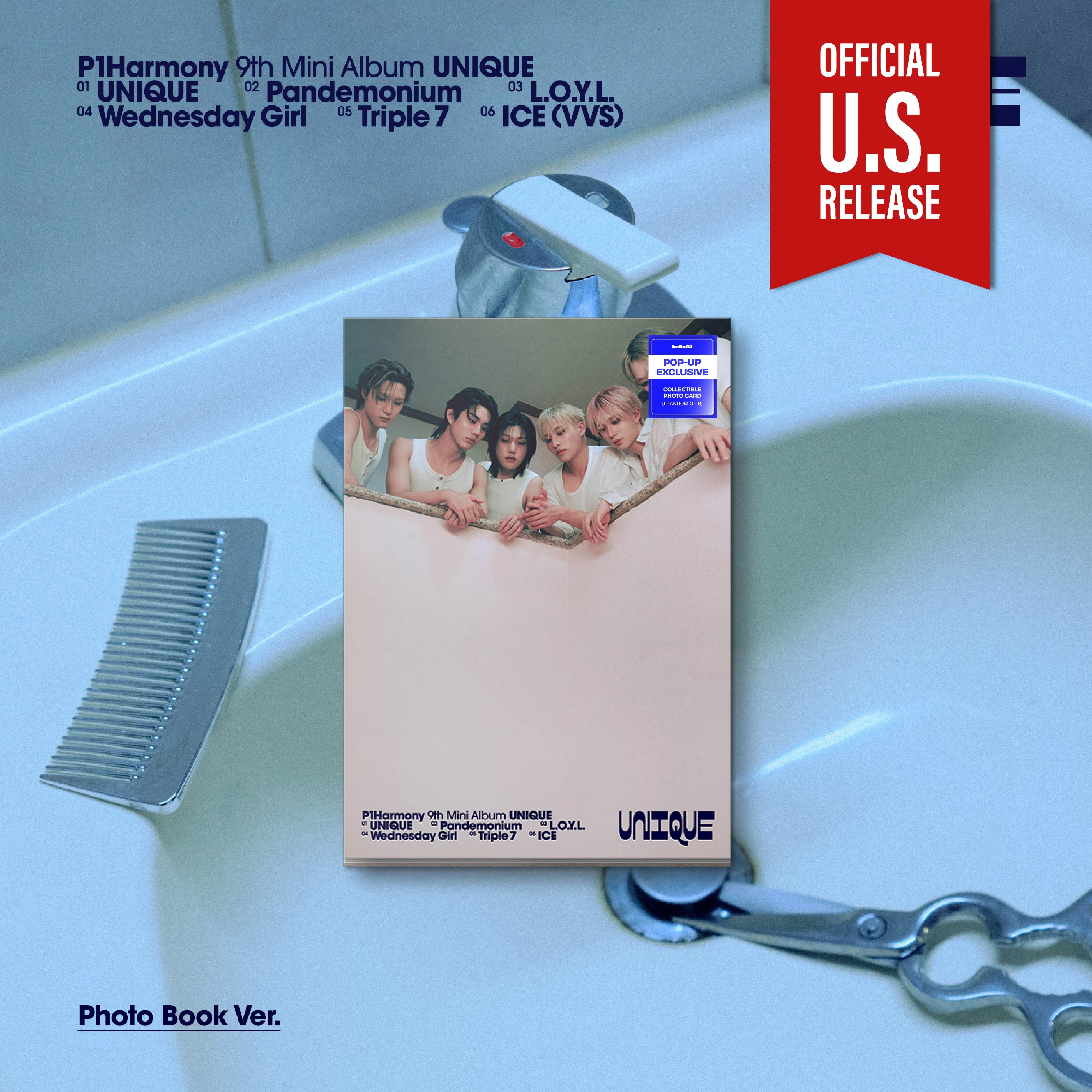 P1Harmony - UNIQUE [9th Mini Album - POP-UP Exclusive Ver.] - Image 3