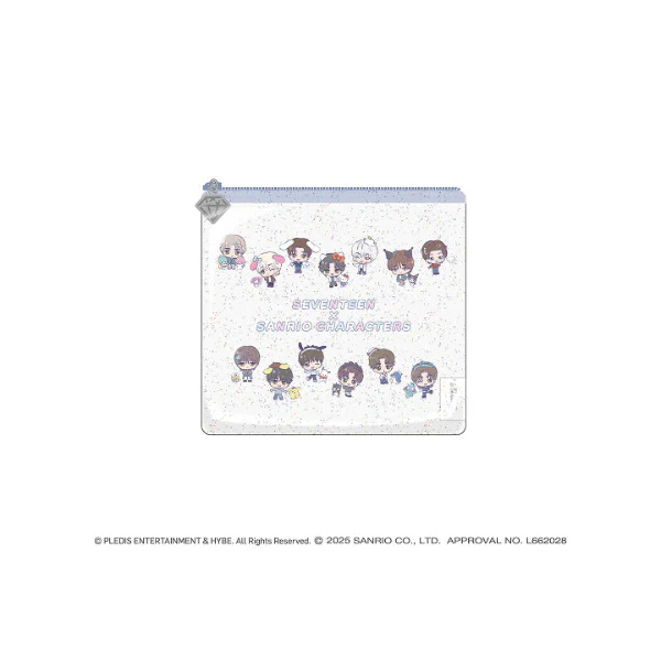 SEVENTEEN - Flat Pouch [SEVENTEEN x SANRIO CHARACTERS Collaboration Official MD]