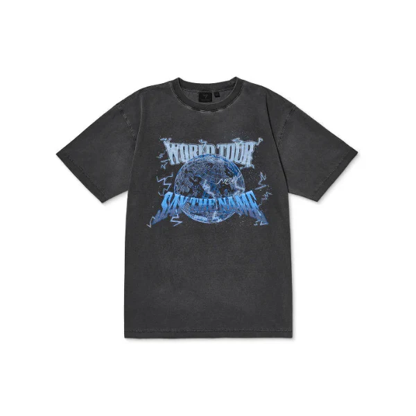 SEVENTEEN - S/S T-Shirt (Dark Grey) ['NEW_' World Tour in Incheon Official MD]