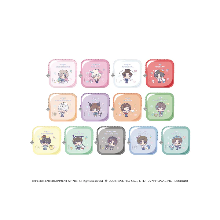 SEVENTEEN - Square Pouch [SEVENTEEN x SANRIO CHARACTERS Collaboration Official MD]