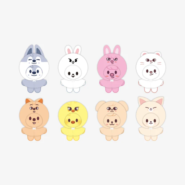 Stray Kids - SKZOO 10CM Plush Outfit [5th Fanmeeting 'SKZ 5'CLOCK' Official MD]