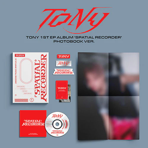TONY - SPATIAL RECORDER [1st EP Album - Photobook Ver.]