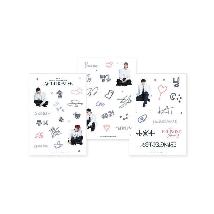 TXT - Deco Sticker [WORLD TOUR 'ACT : PROMISE' EP.2 Official MD]