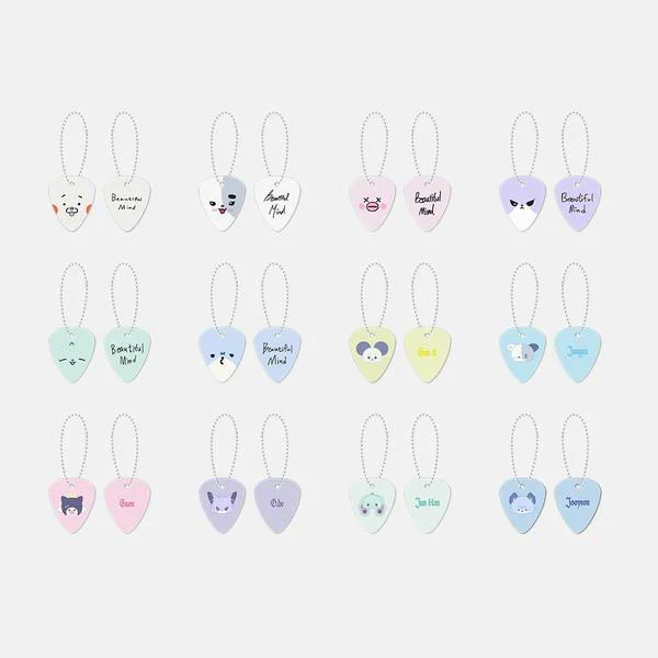 [PRE-ORDER] Xdinary Heroes - Xdinary Monsters Secret Pick Keyring ['Beautiful Mind' WORLD TOUR FINALE IN SEOUL Official MD]