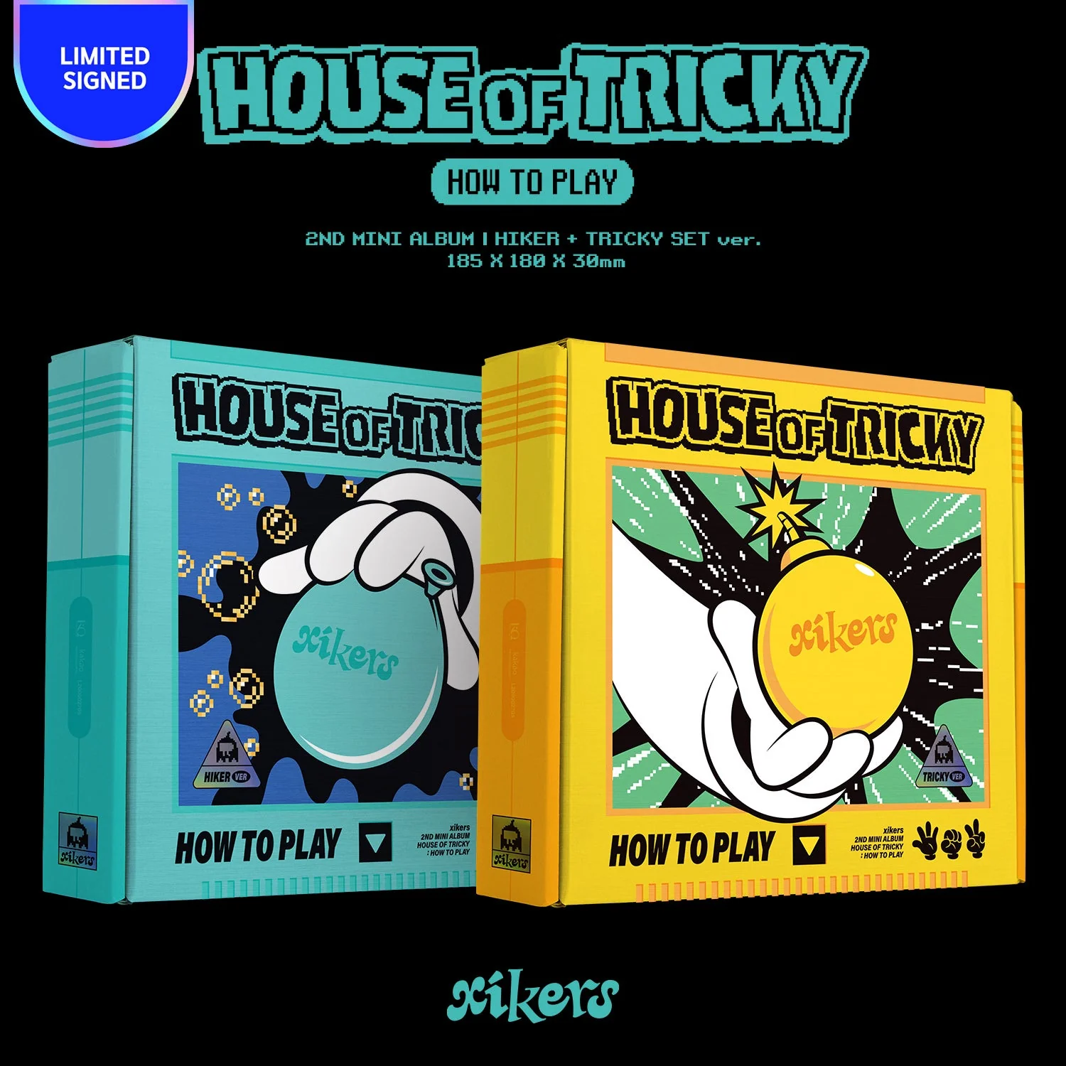 xikers - HOUSE OF TRICKY : HOW TO PLAY [2nd Mini Album - Signed U.S. Exclusive Ver.]