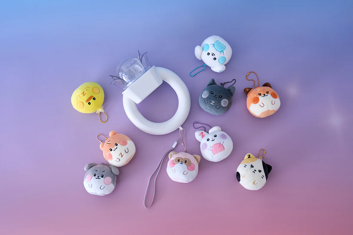 ZEROBASEONE - Zeroni Minini Fluffy Face Keyring - Image 11